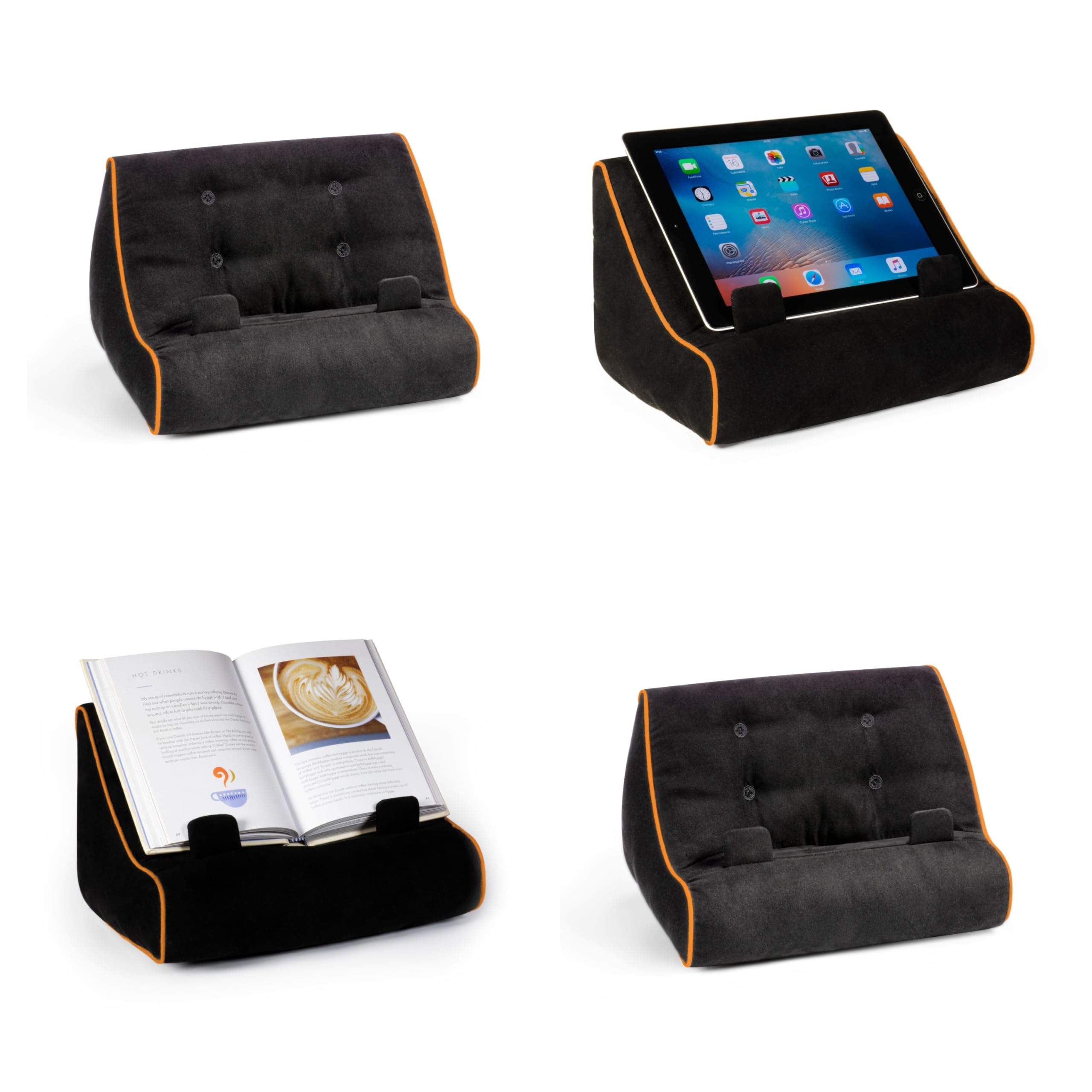 Book Couch ブックホルダー グレー　タブレットホルダークッション Amazon.co.jp: Book Couch iPad Stand | タブレットスタンド
